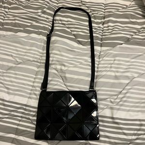 Issey Miyake BAOBAO Black Lucent Crossbody Bag